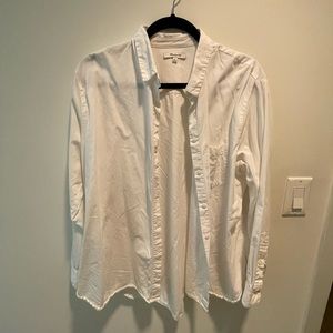 Madewell White Button-Down